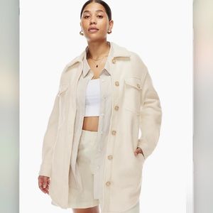 Wilfred Free The Ganna (tm) Shirt Jacket in Light Oatmeal